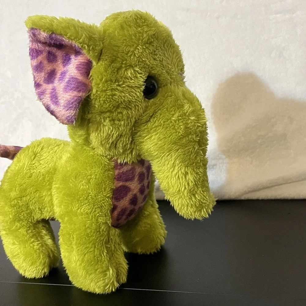 A&A Global 2024 Boho Green Elephant Plush 8